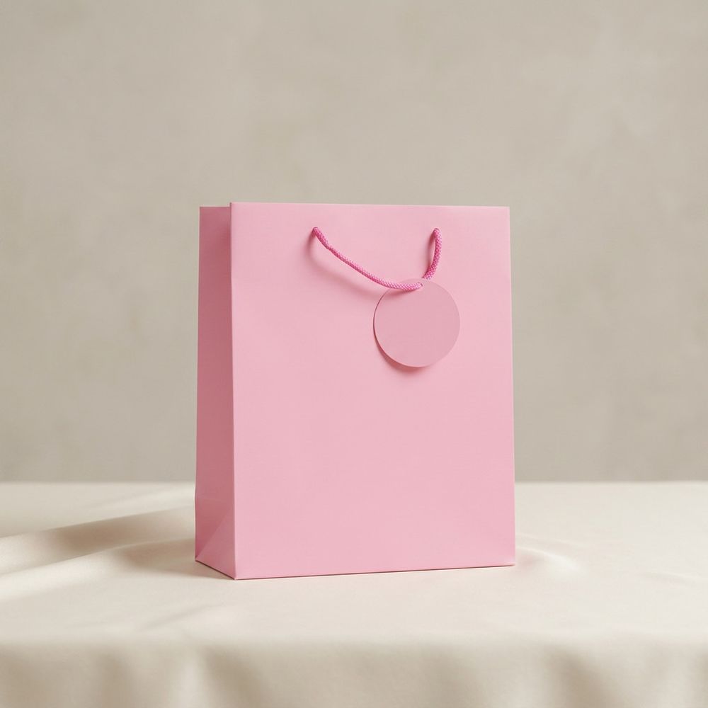 SimonElvin - Solid Gift Bag - Large - Pink