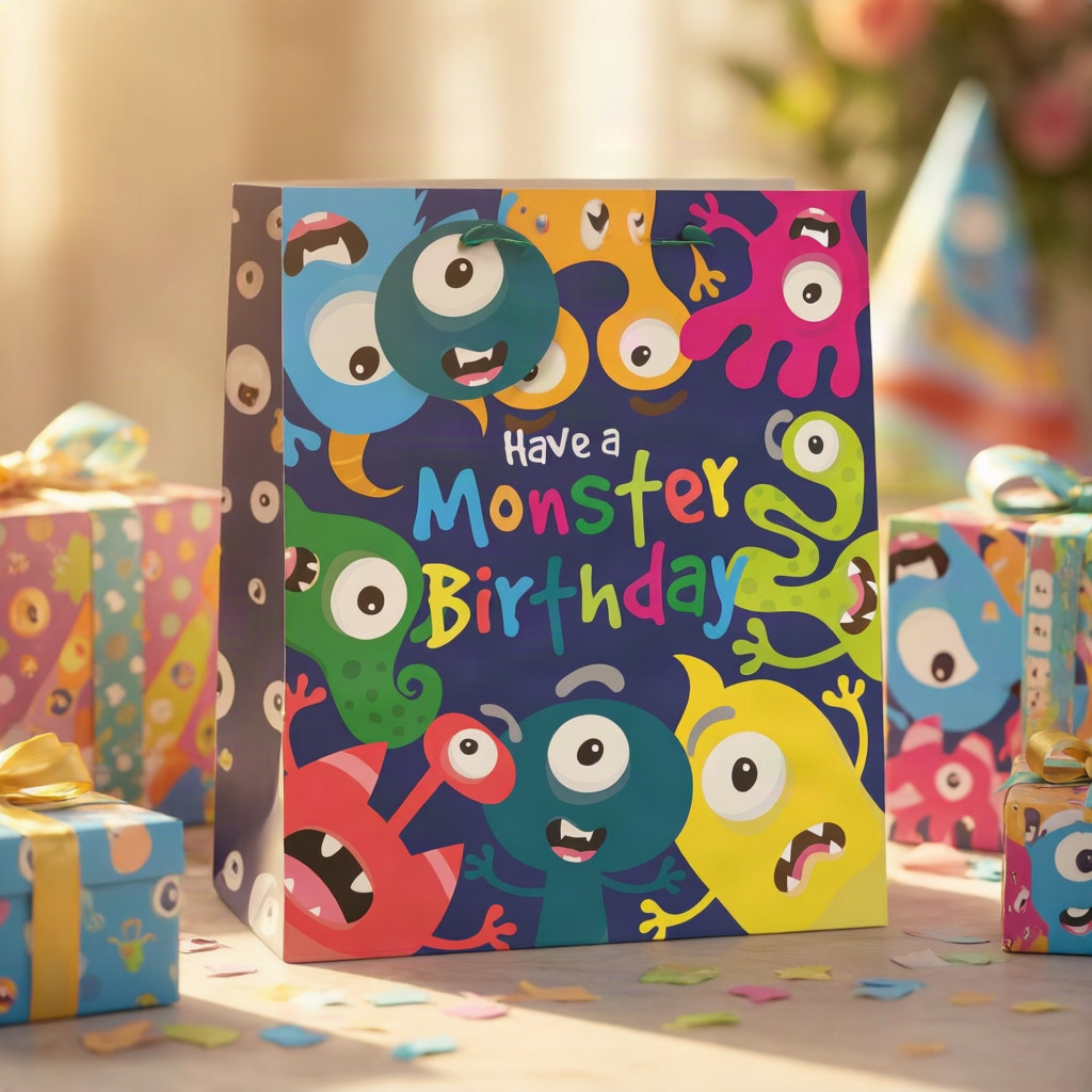 SimonElvin - Have A Monster Birthday Gift Bag - Large