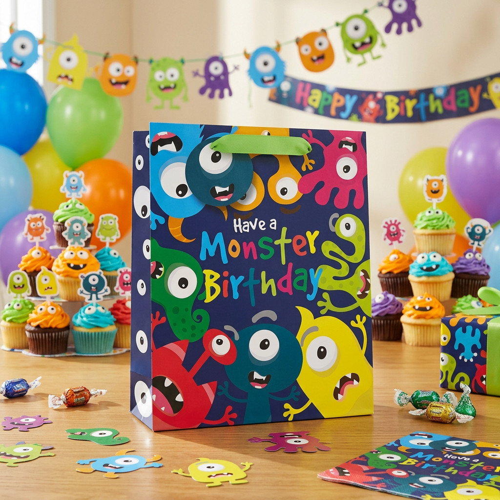 SimonElvin - Have A Monster Birthday Gift Bag - Large