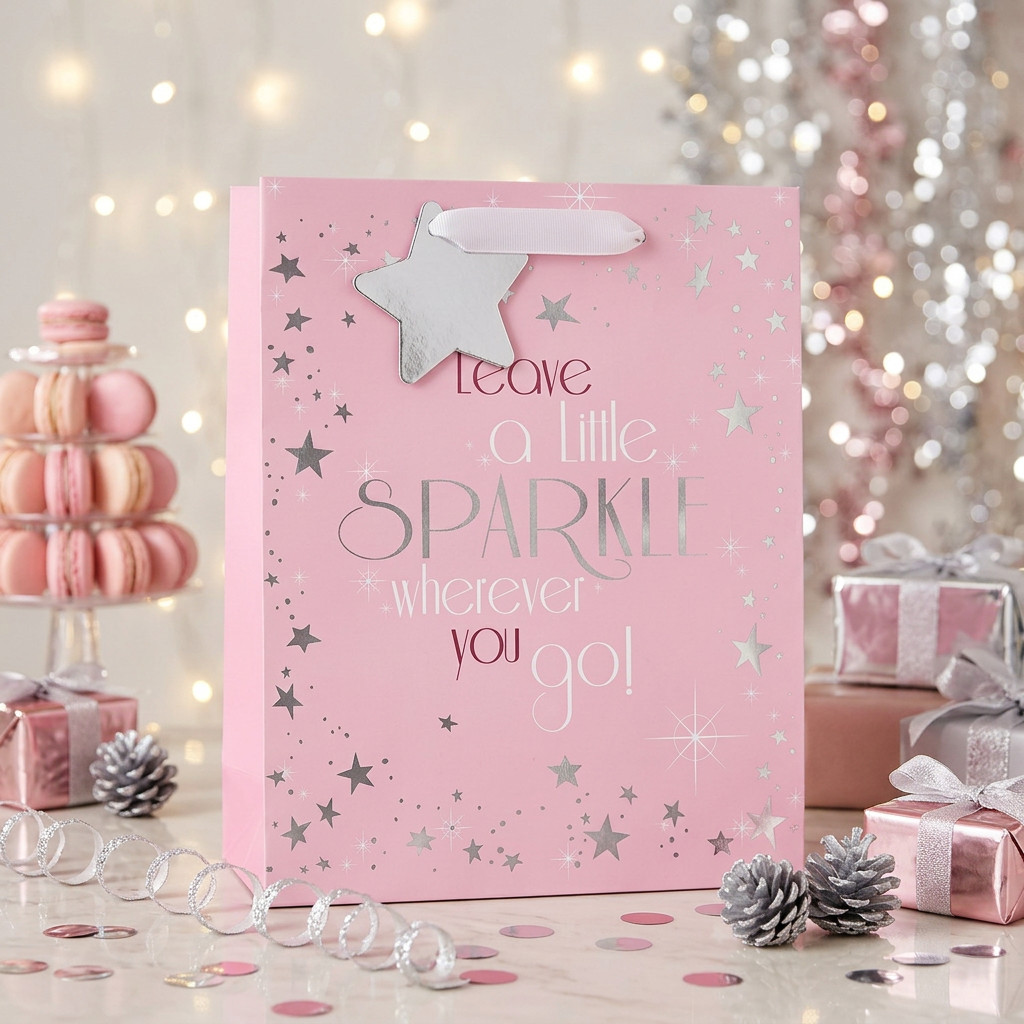 SimonElvin - Leave A Little Sparkle Gift Bag - Large
