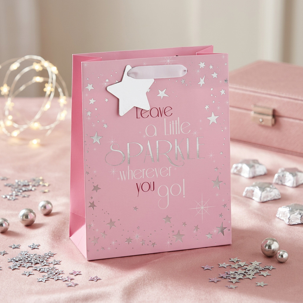 SimonElvin - Leave A Little Sparkle Gift Bag - Large