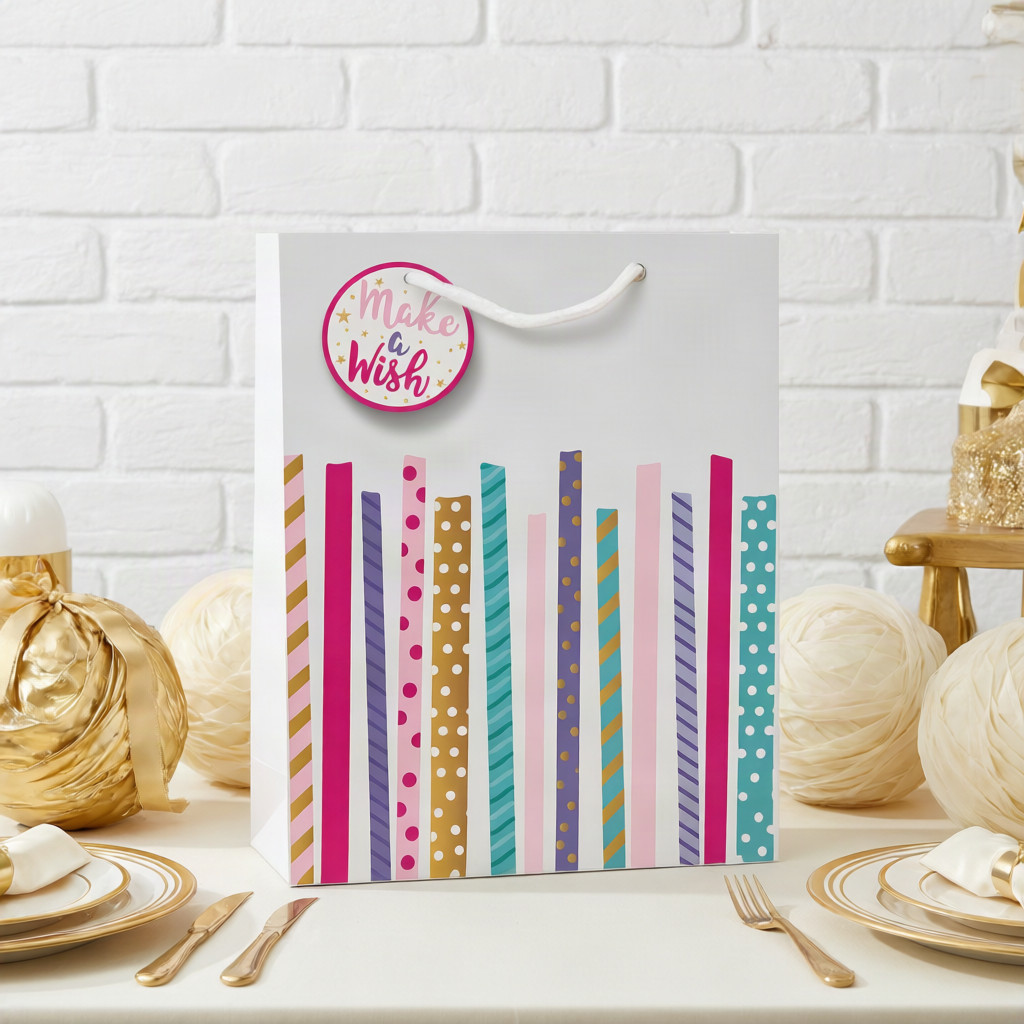 SimonElvin - Make A Wish Birthday Gift Bag - Large