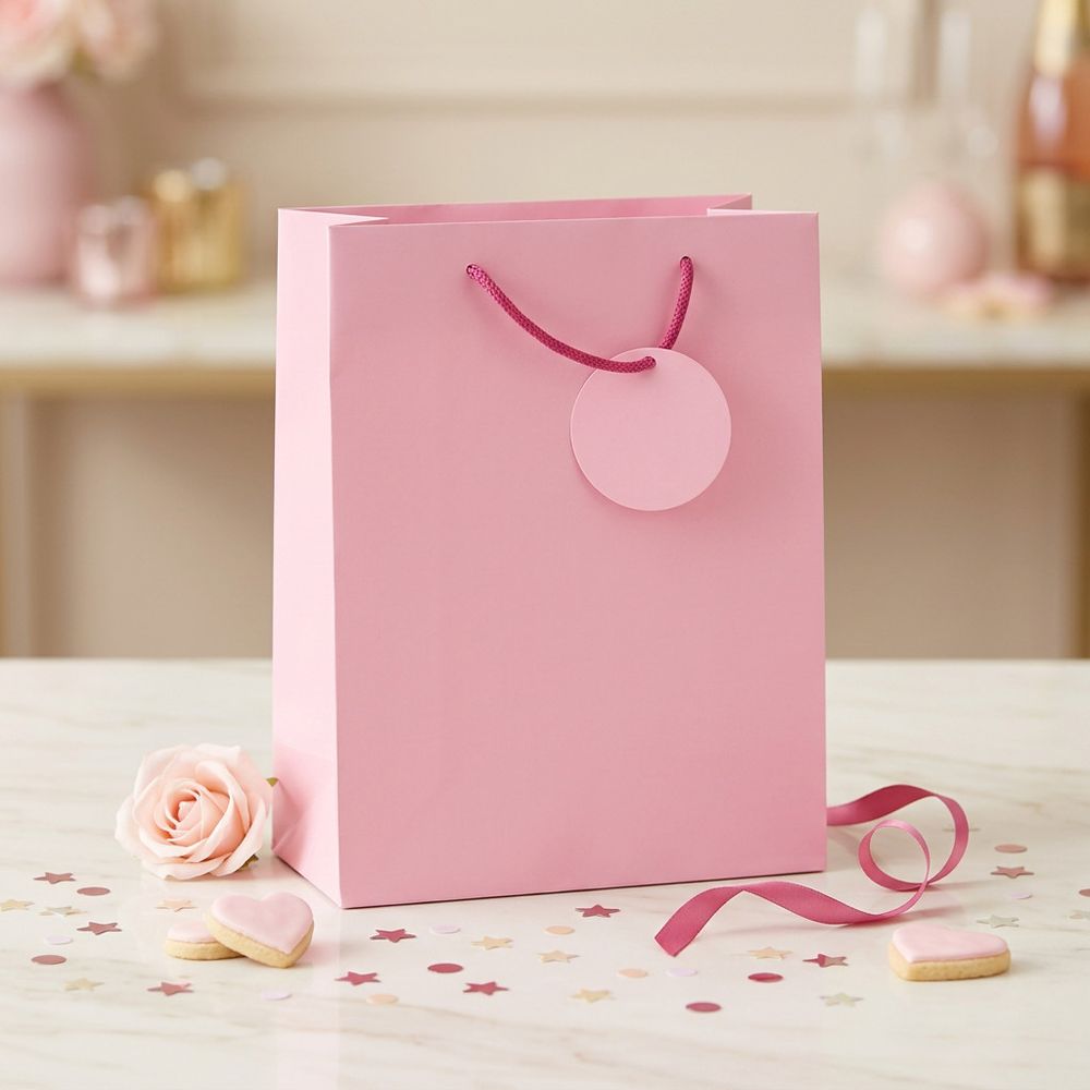 SimonElvin - Solid Gift Bag - Medium - Pink