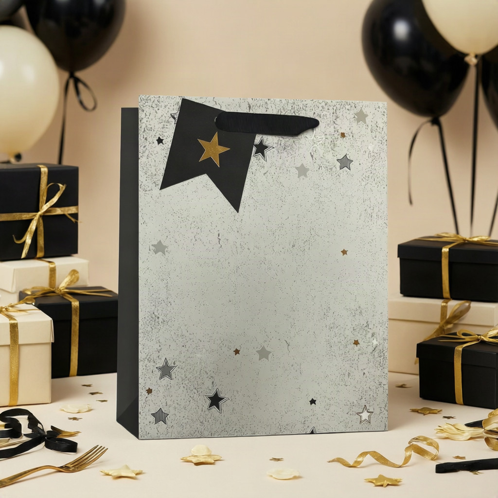 SimonElvin - Stars Happy Birthday Gift Bag - Medium