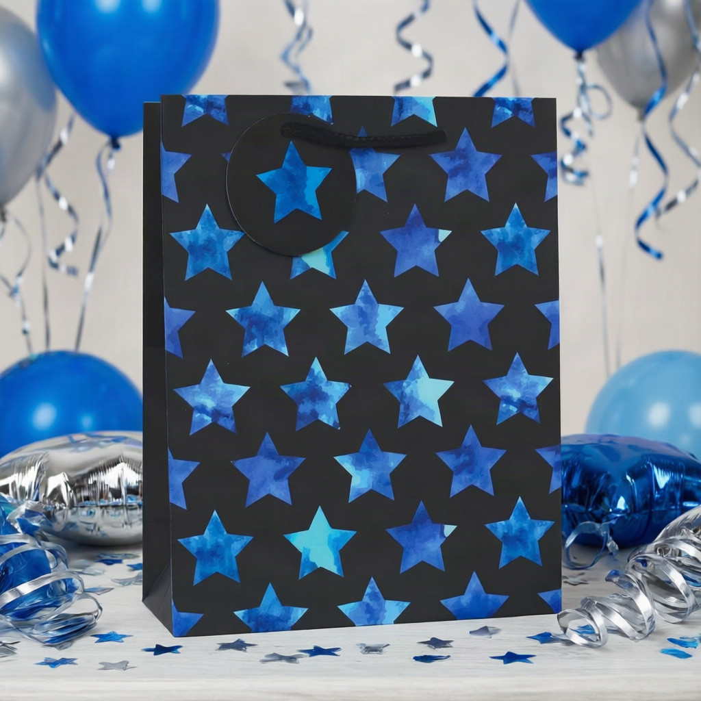SimonElvin - Neon Stars Gift Bag - Medium