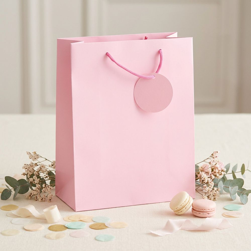 SimonElvin - Solid Gift Bag - Small - Pink
