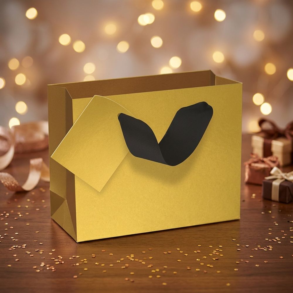 SimonElvin - Solid Gift Bag - Extra Small - Gold