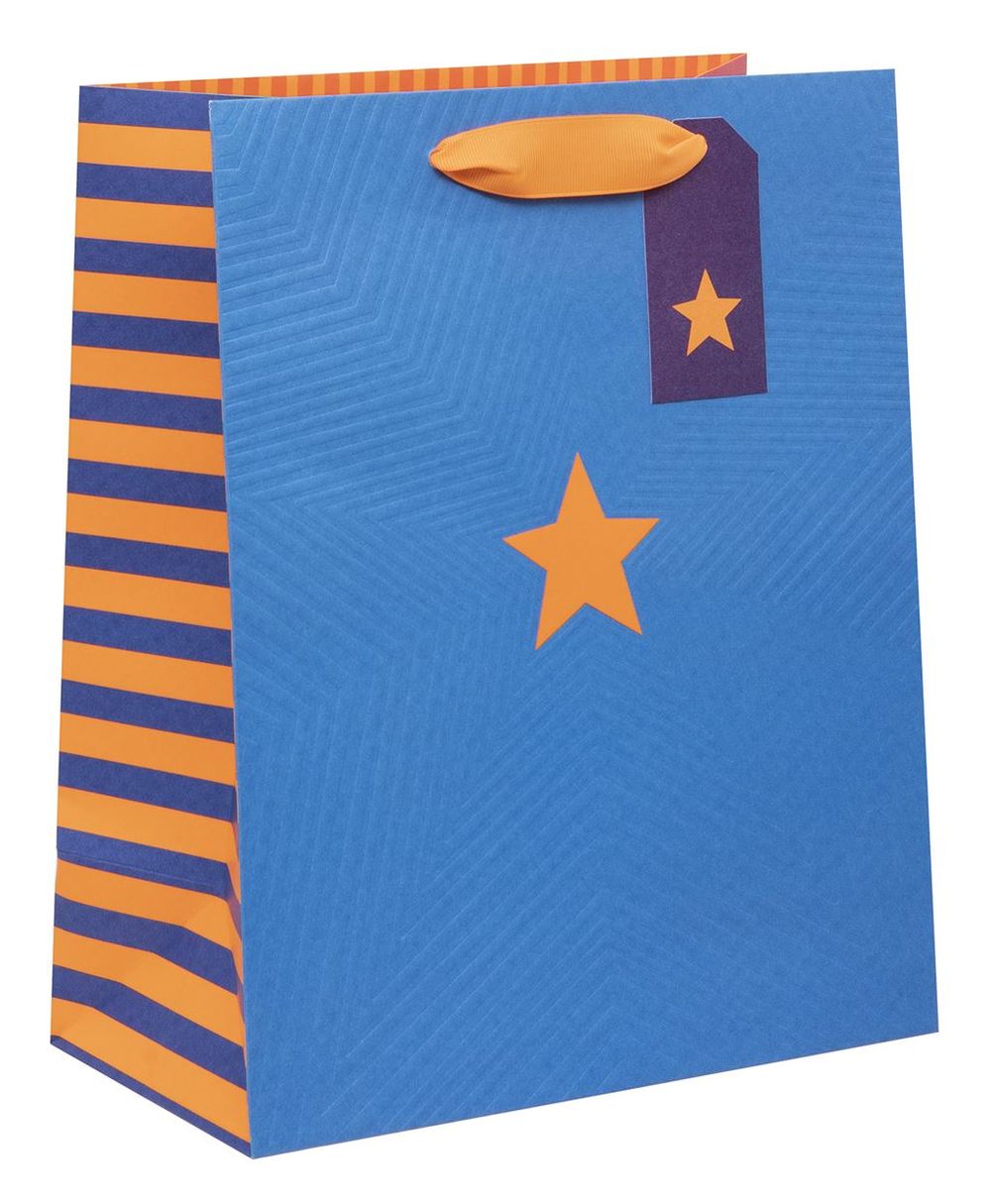 Glick - Premium Color Hub Party Gift Bag - Large - Blue
