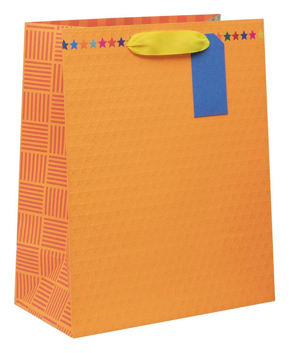 Glick - Premium Color Hub Gift Bag - Large - Orange