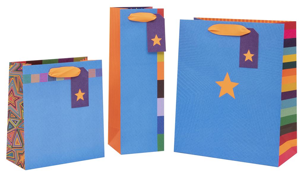 Glick - Premium Colour Hub Gift Bag - Medium - Blue