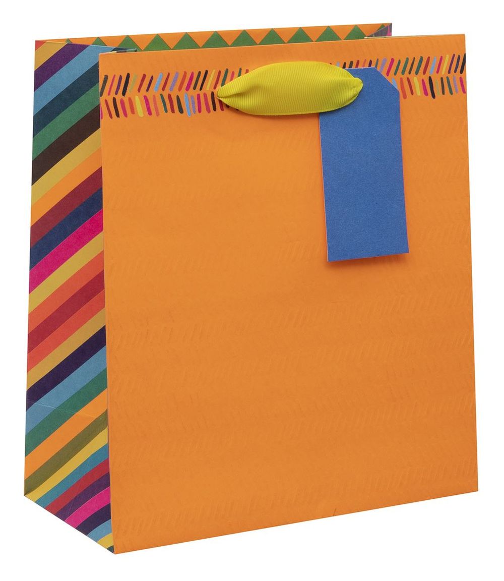 Glick - Premium Color Hub Gift Bag - Medium - Orange