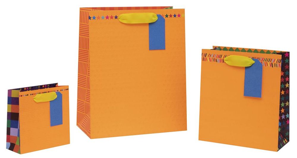 Glick - Premium Color Hub Gift Bag - Medium - Orange