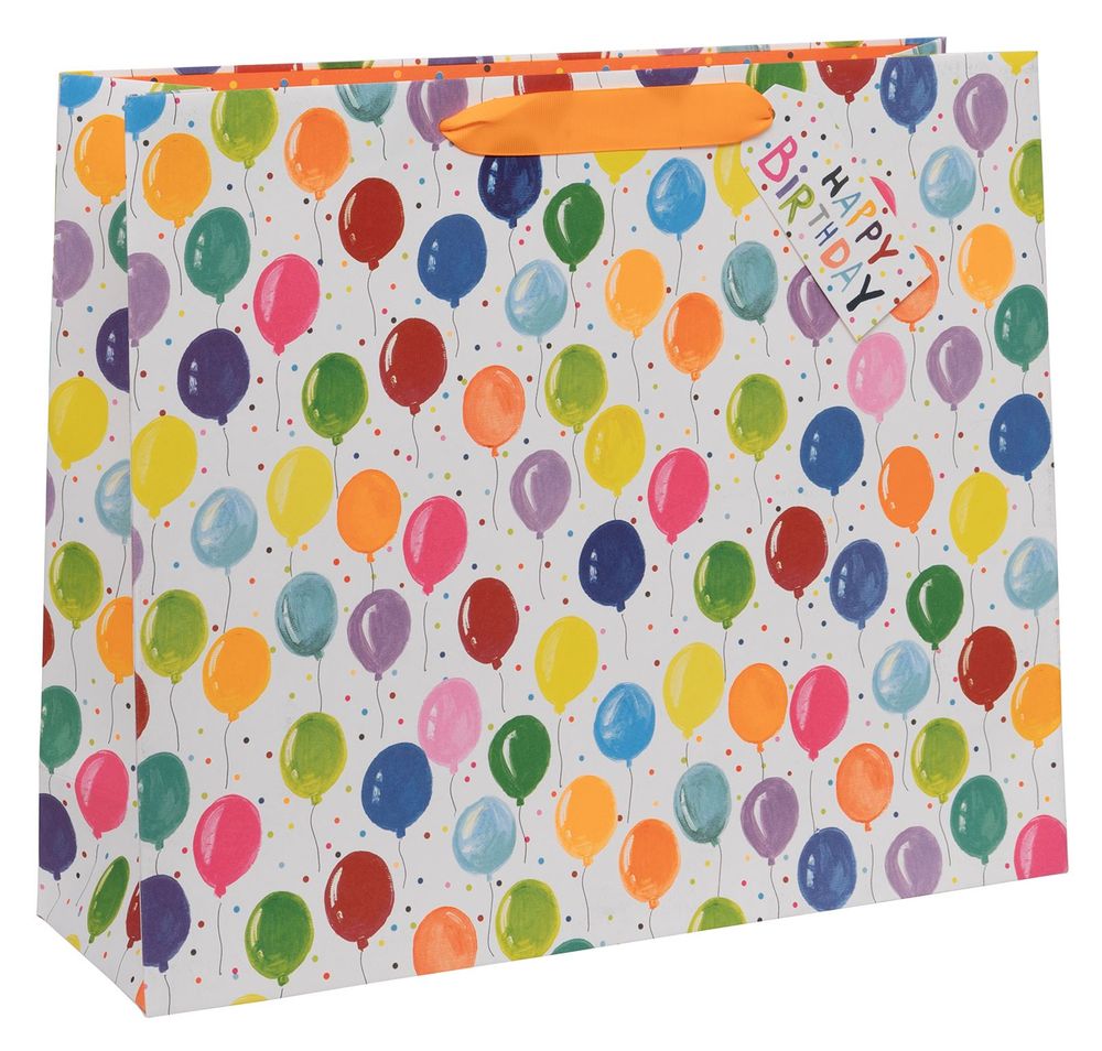 Glick - Neon Landscape Balloon Gift Bag - Extra Large