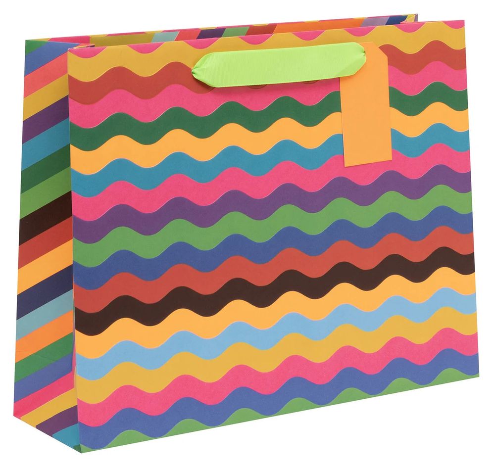 Glick - Color Waves Landscape Gift Bag - Extra Large