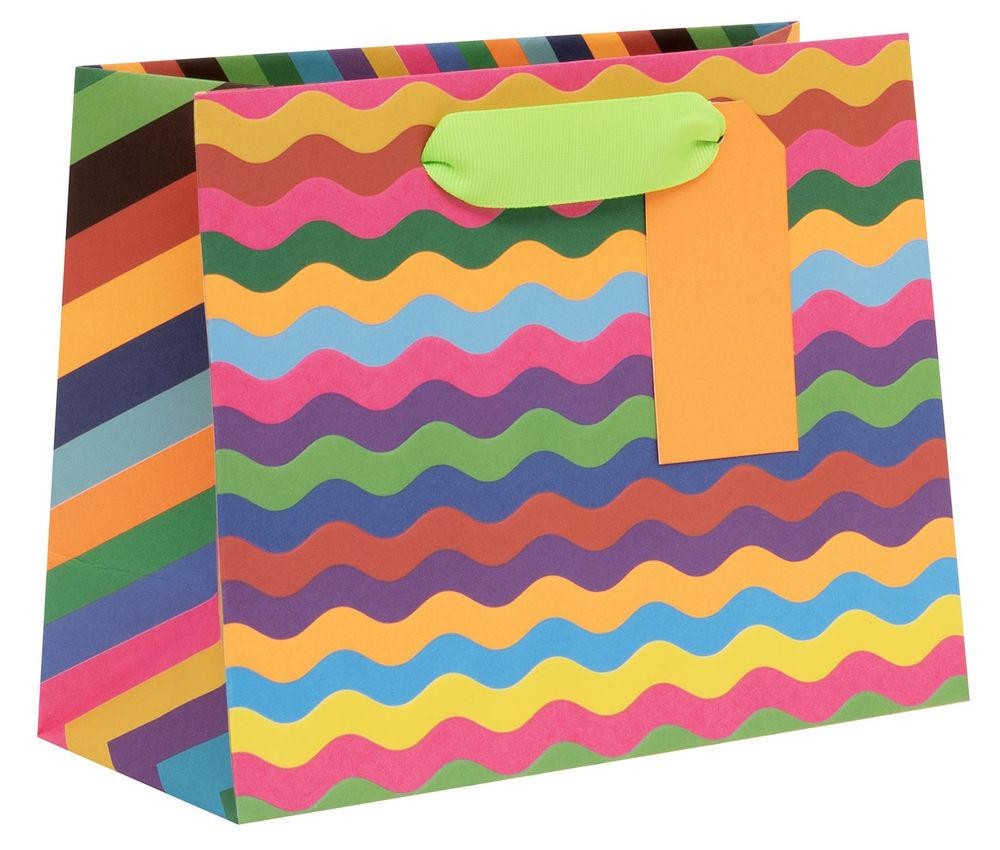 Glick - Color Waves Landscape Gift Bag - Medium