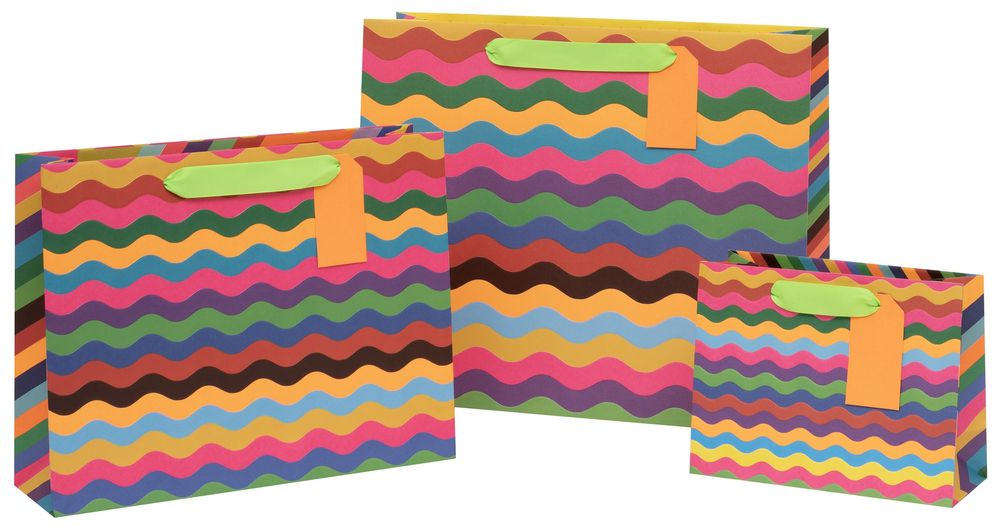 Glick - Color Waves Landscape Gift Bag - Medium