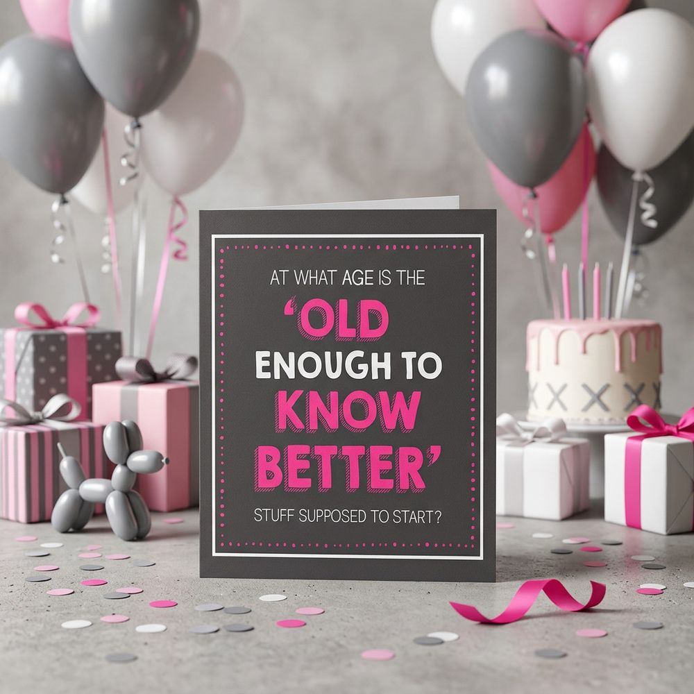Emotional Rescue - Enough To Know Better Birthday Card