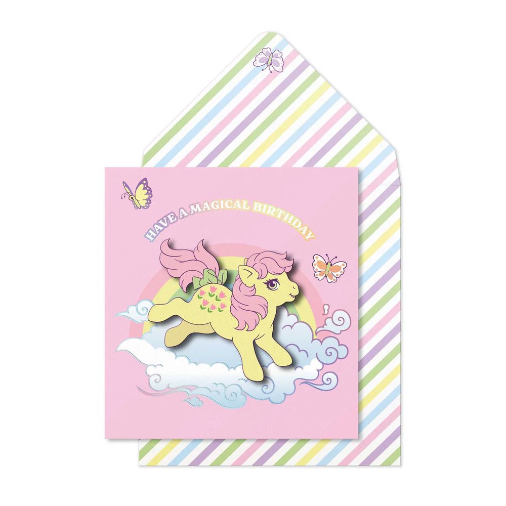 Tache - My Little Pony Yellow Blank Birthday Card