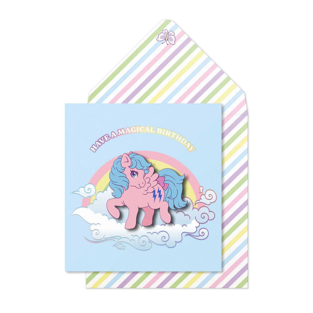 Tache - My Little Pony Pink Blank Birthday Card