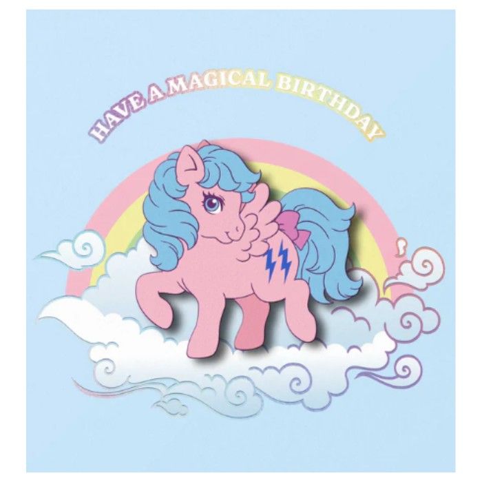 Tache - My Little Pony Pink Blank Birthday Card