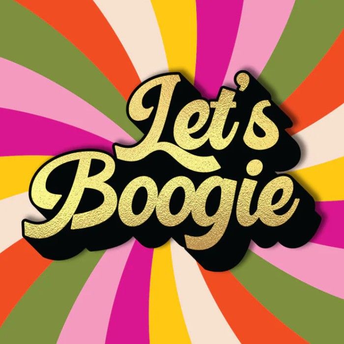 Tache - Let's Boogie Birthday Blank Greeting Card