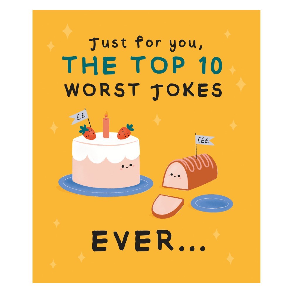Emotional Rescue - Just For You Top 10 Worst Jokes Birthday Card With Envelope