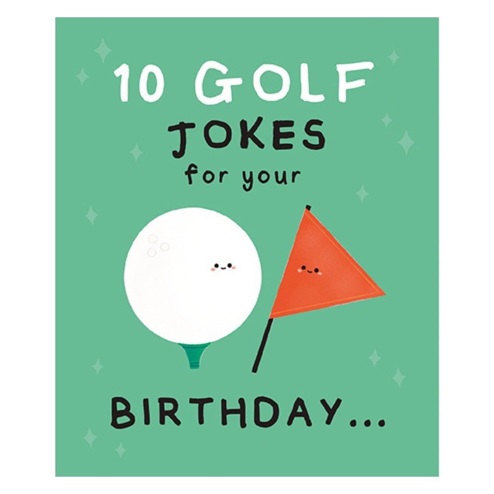 Emotional Rescue - 10 Golf Jokes Birthday Card With Envelope