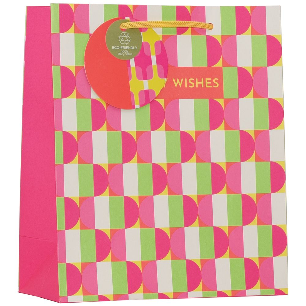 Partisan - Birthday Wishes Neon Gift Bag - Extra Large