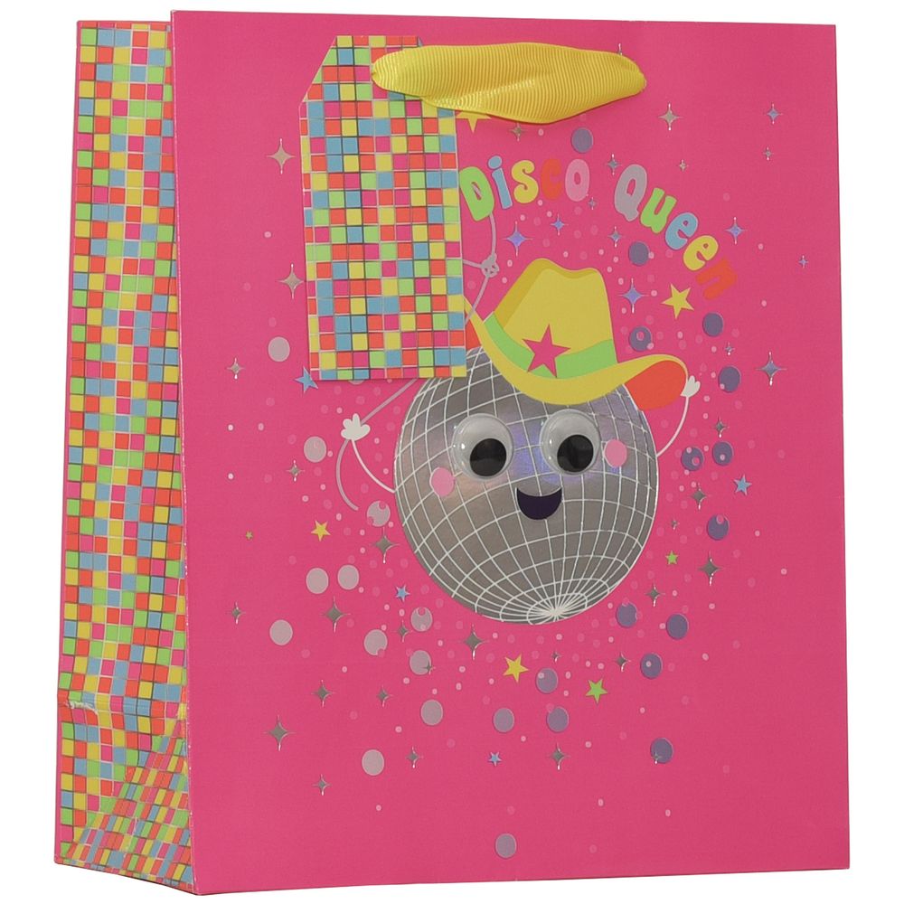 Partisan - Disco Queen Neon Gift Bag - Extra Large - Pink