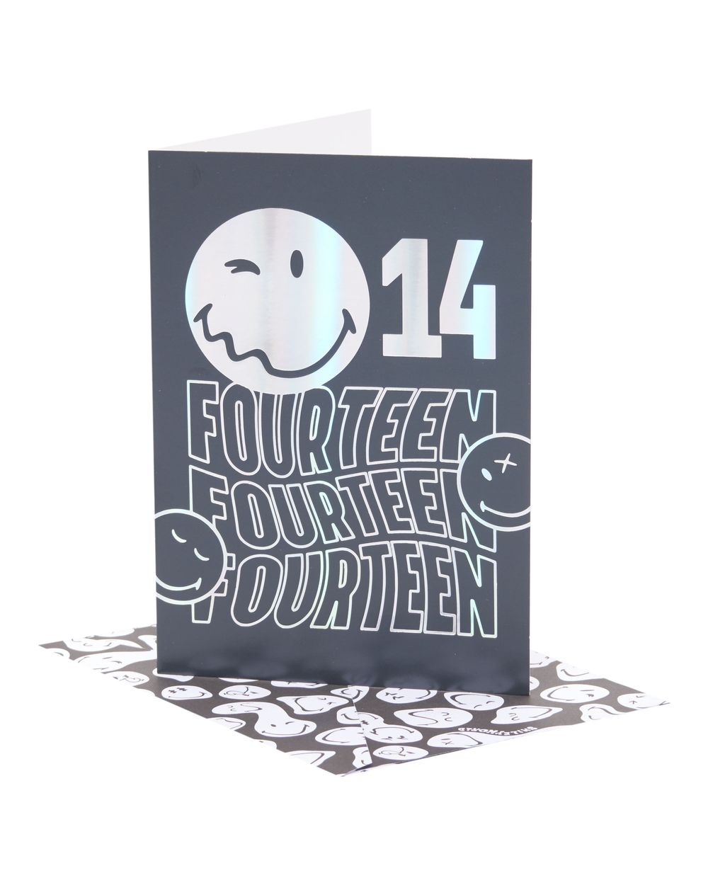Uk Greetings - Happy Birthday 14th Smiley Card