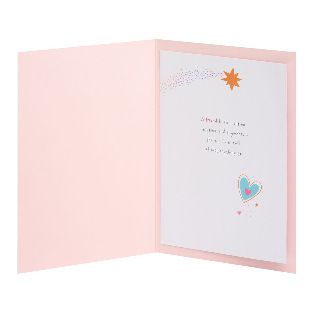 UK Greetings - Happy Birthday Sister Greeting Card - Butterfly, Heart & Star