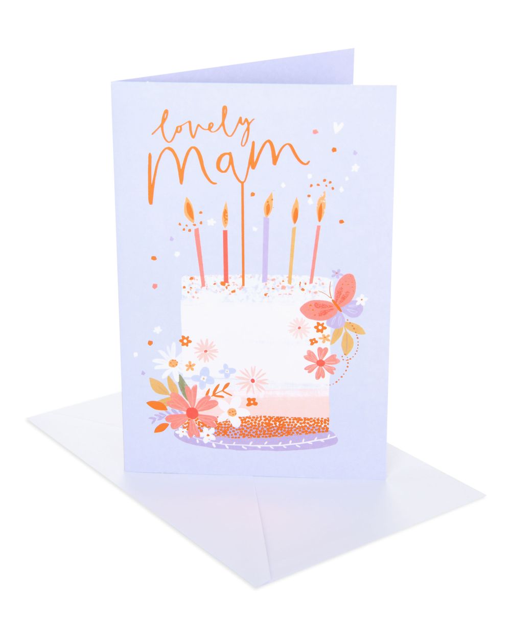 Uk Greetings - Happy Birthday Mam Cake Card