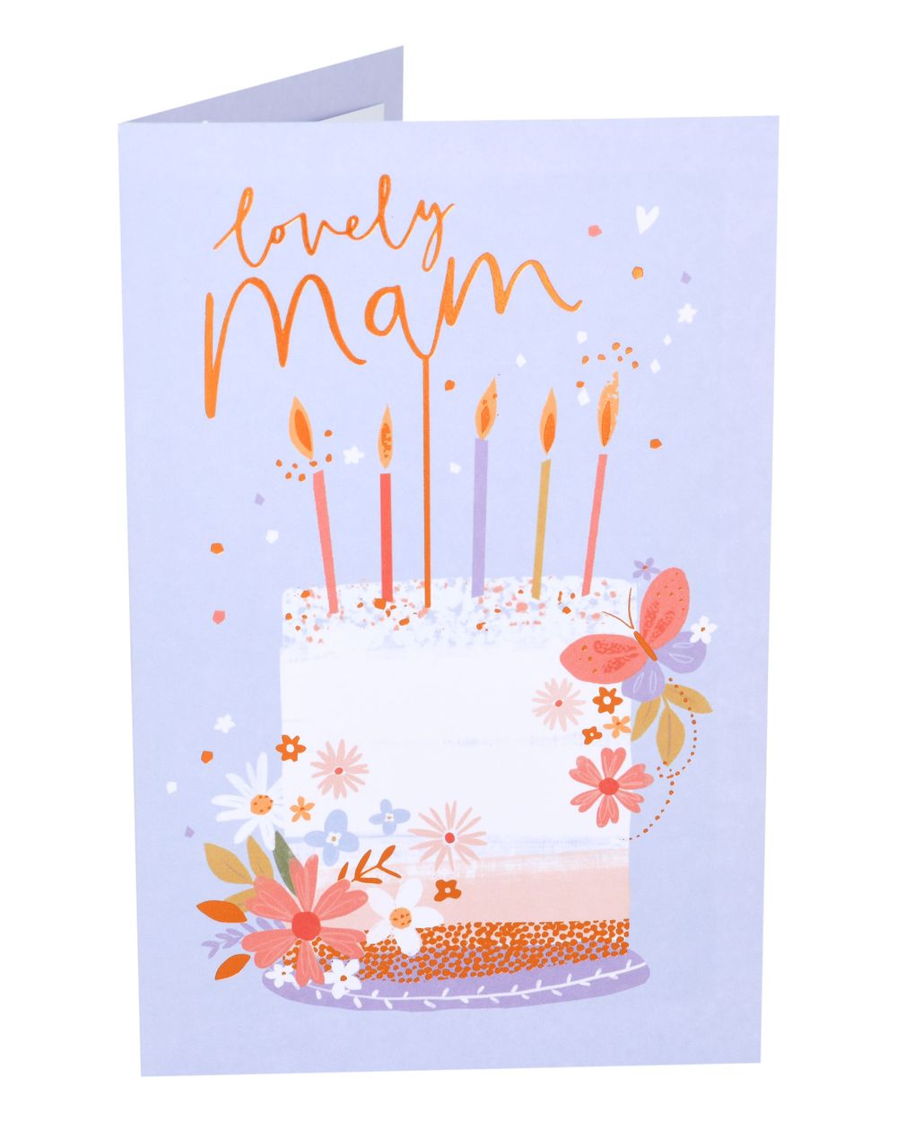 Uk Greetings - Happy Birthday Mam Cake Card