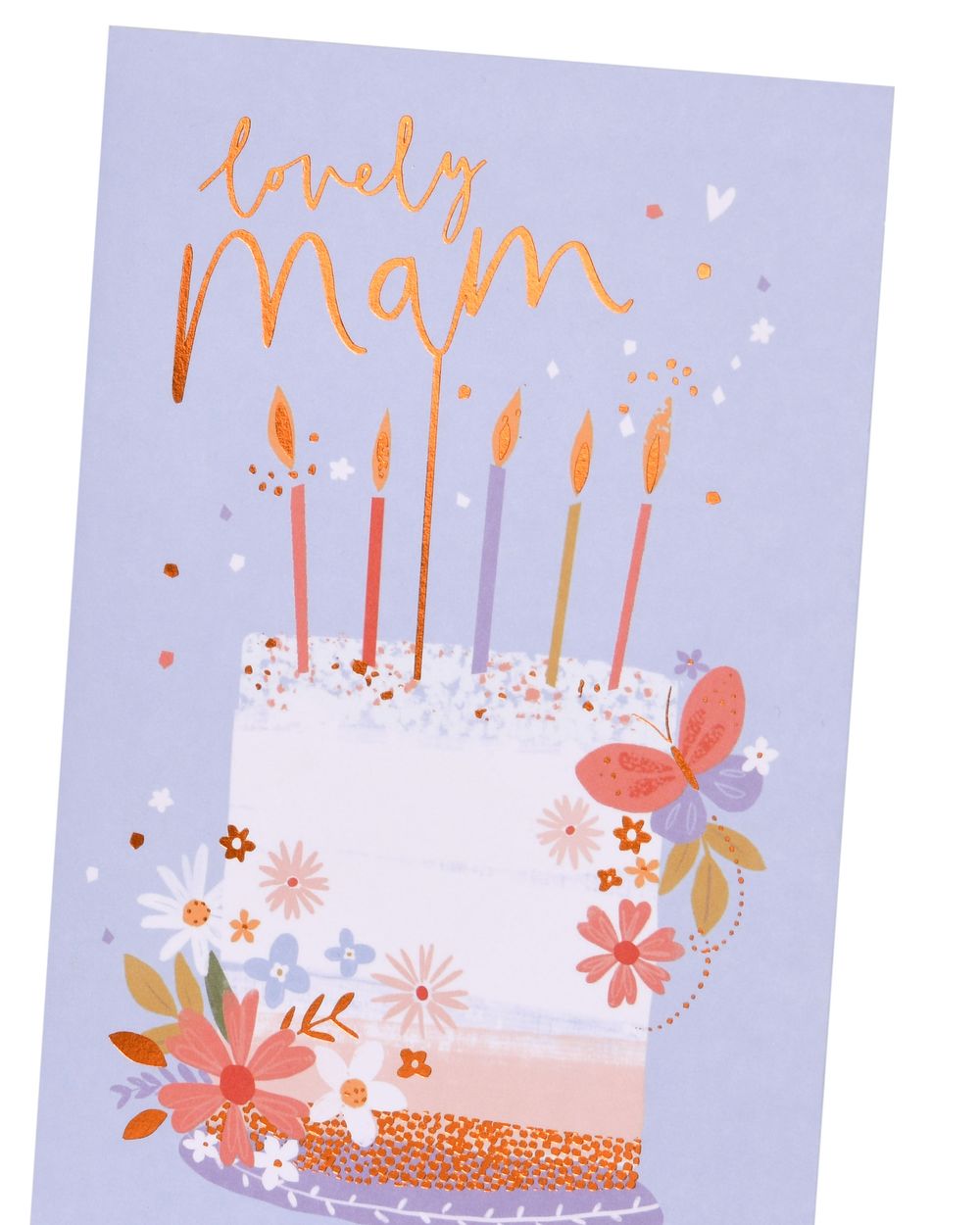 Uk Greetings - Happy Birthday Mam Cake Card