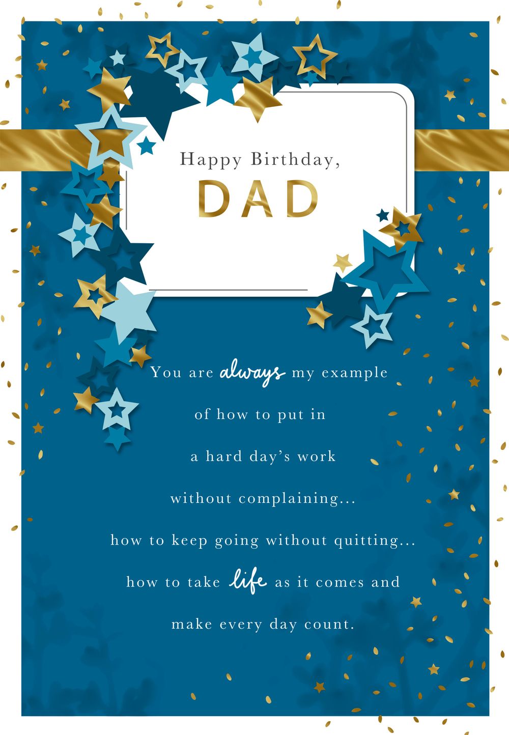 Hallmark - Happy Birthday Dad Card