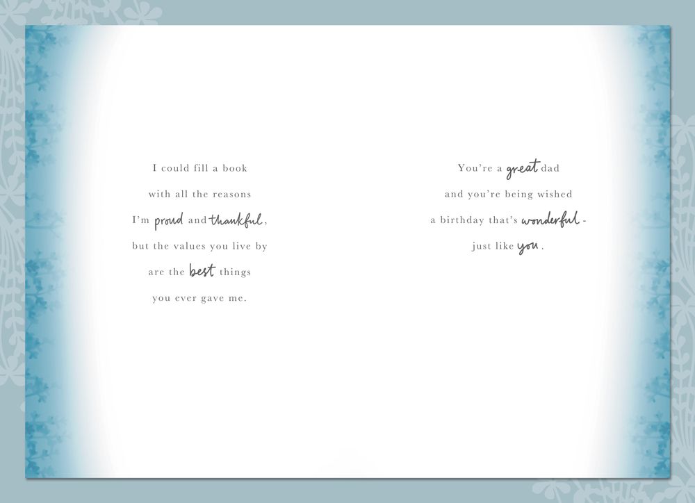Hallmark - Happy Birthday Dad Card