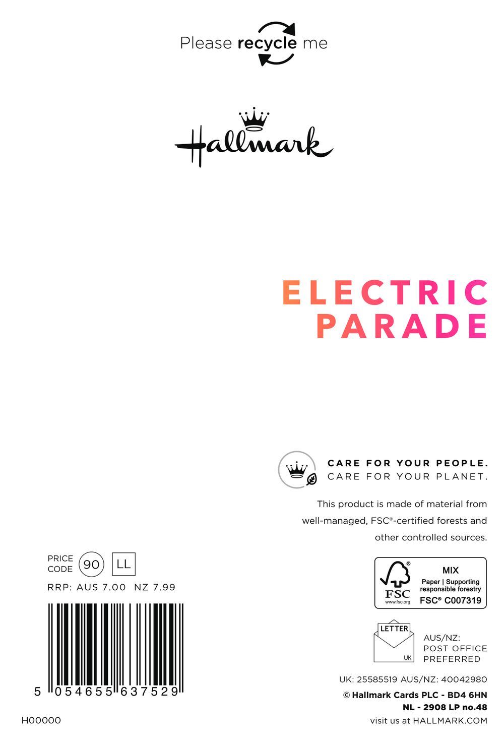 Hallmark - Gorgeous Girlfriend Blank Greeting Card