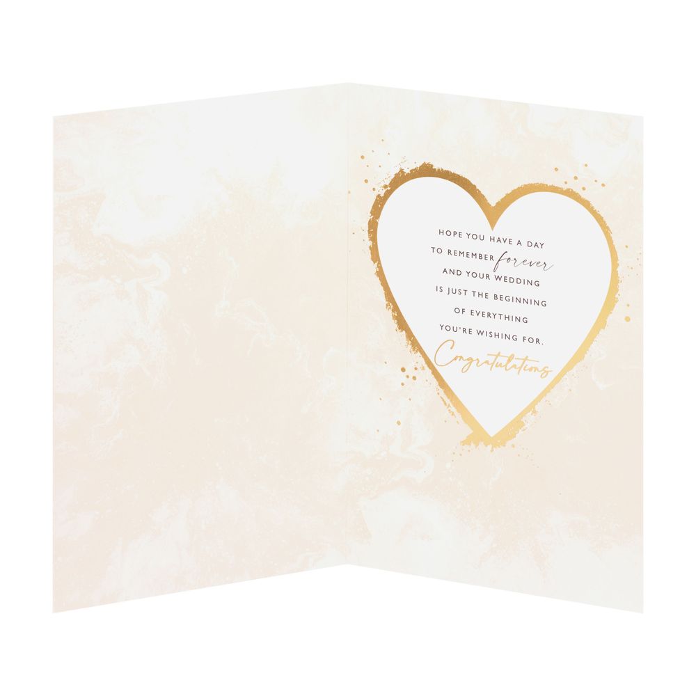 UK Greetings - Special Wishes For Wedding Day Greeting Card - Heart Balloon