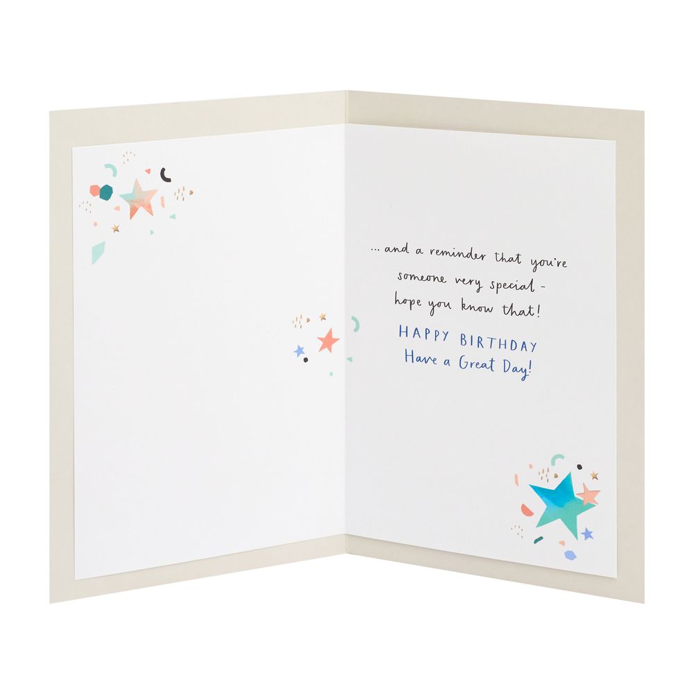 UK Greetings - Happy Birthday To Someone Special Greeting Card - Stars