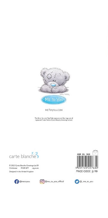 Carte Blanche - Happy Birthday Wife Bears Greeting Card - Multicolor