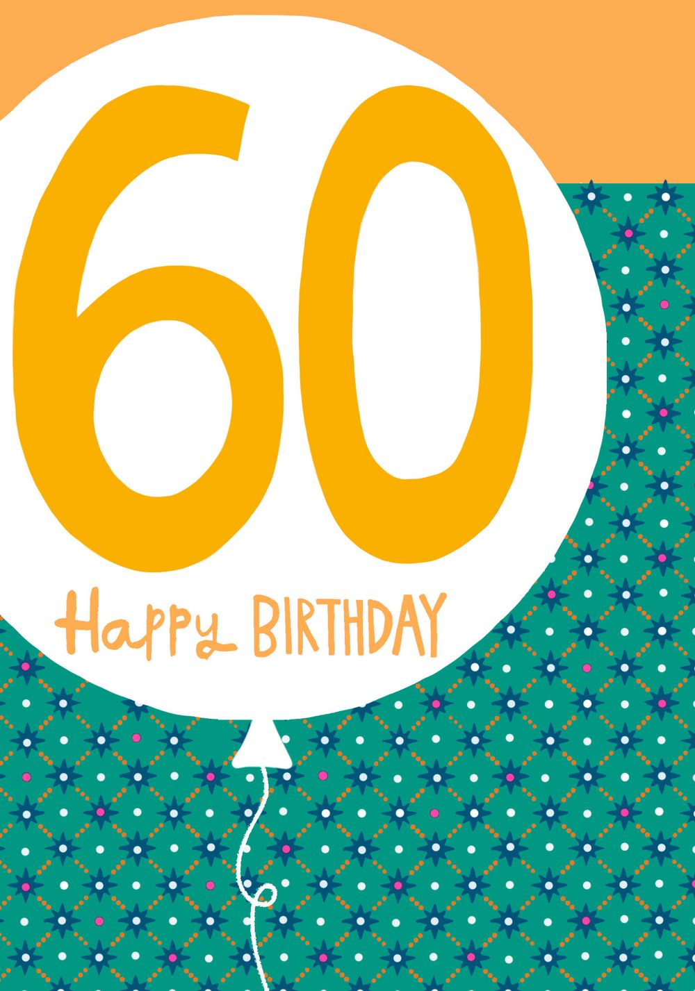 PaperSalad - Blank Card - Happy Birthday Age 60
