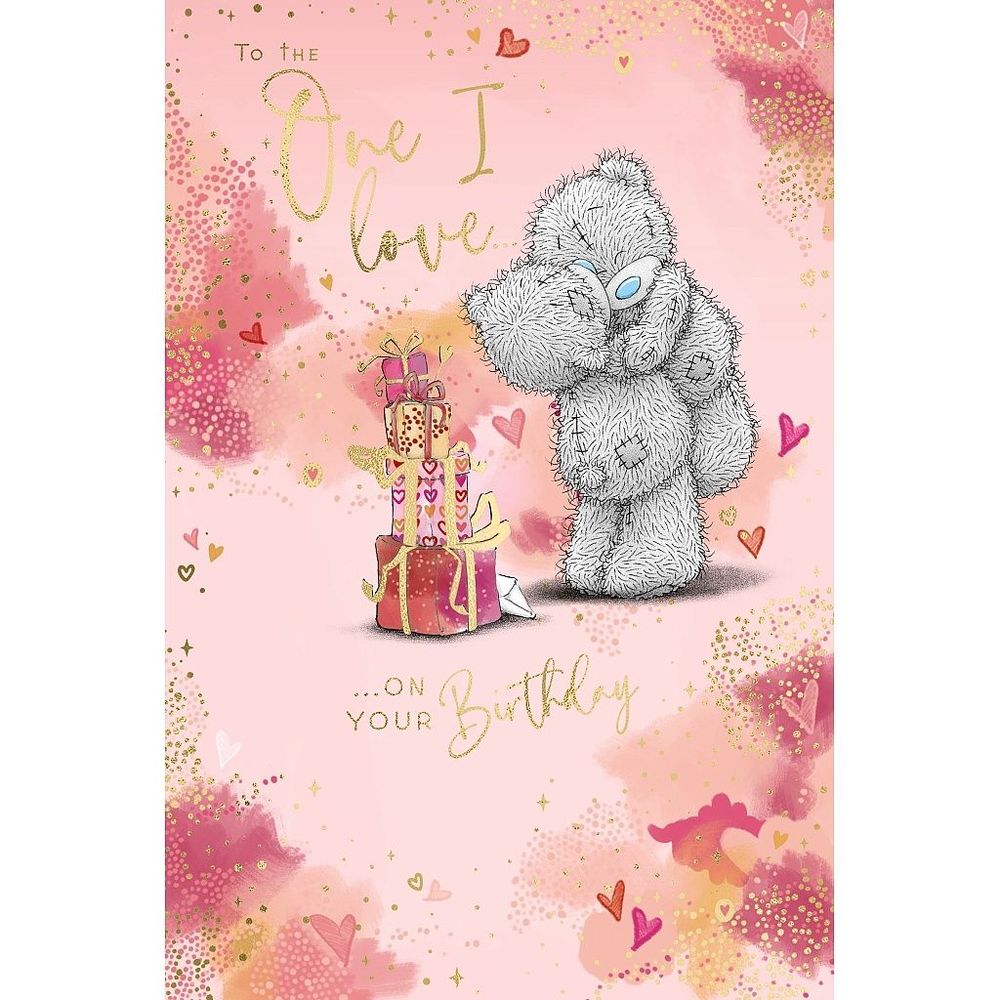 Carte Blanche - One I Love Birthday Bears Greeting Card - Pink