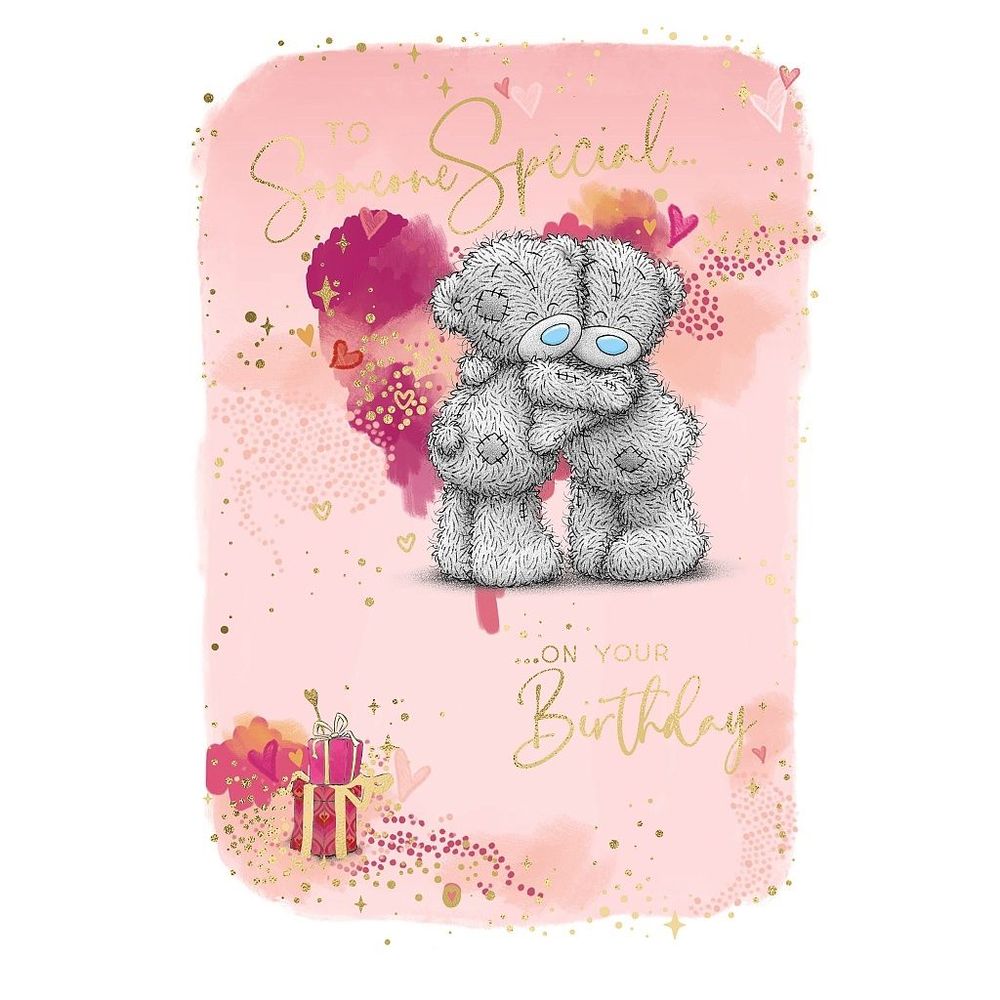 Carte Blanche - Happy Birthday Someone Special Bears Greeting Card - Pink