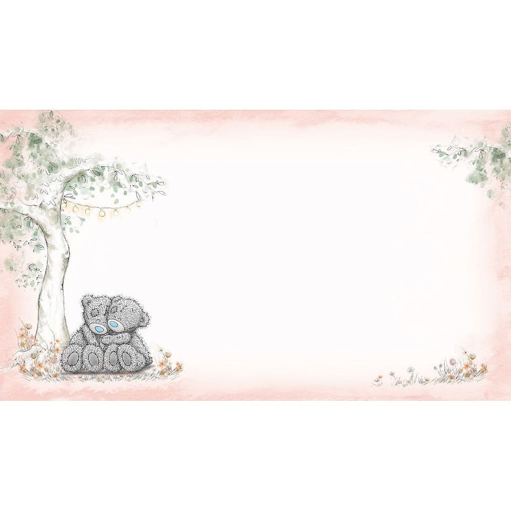 Carte Blanche - Sending Hugs Bears Hugging Greeting Card - Multicolor
