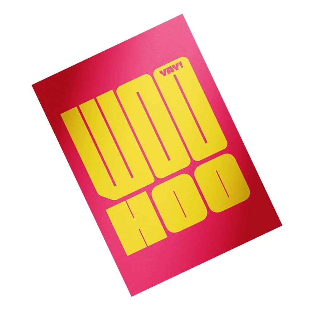 Heyyy - Blank Woo Hoo Greeting Card