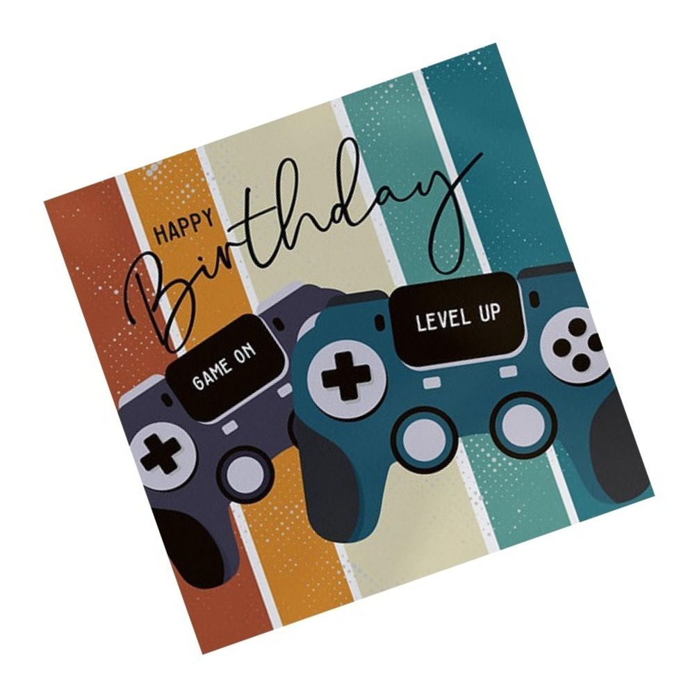 Heyyy - Happy Birthday Gaming Blank Greeting Card