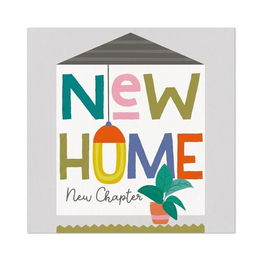 Laura Darrington Design - Housewarming Greeting Card - New Home, New Chapter