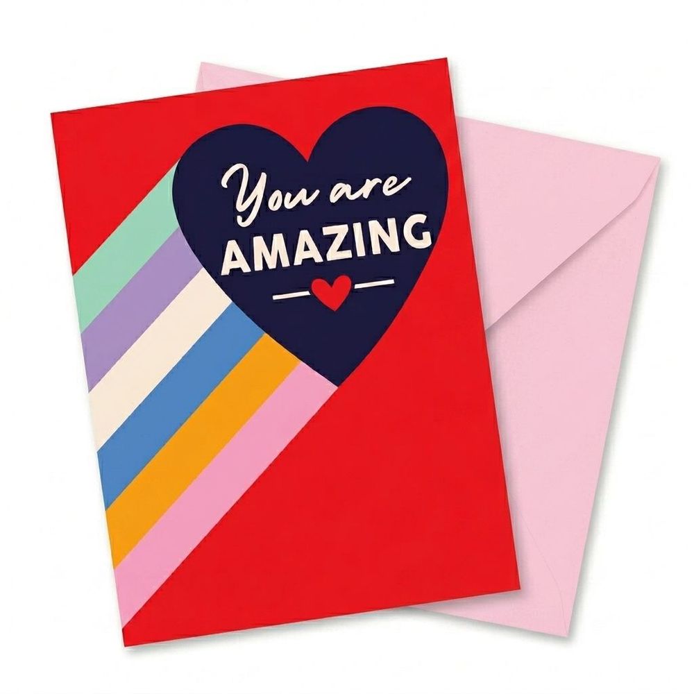Laura Darrington Design - Congratulations Greeting Card - You Are Amazing