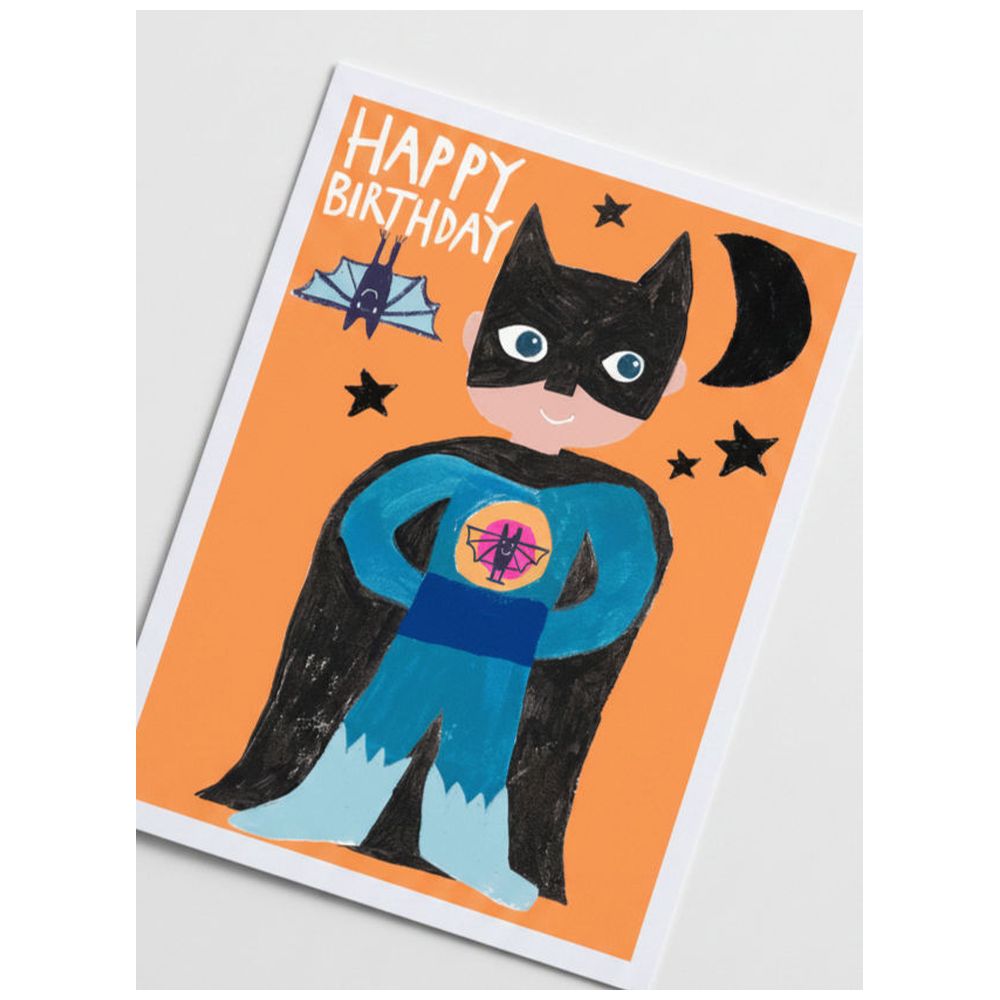 PaperSalad - Happy Birthday Blank Greeting Card - Batman