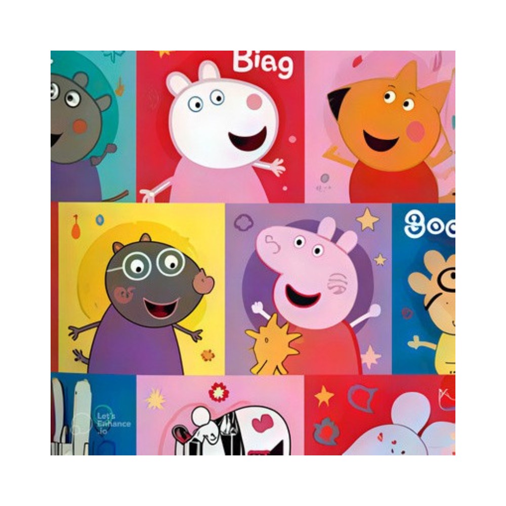 Design Group UK - Gift Wrap Roll Set - Stitch/Spiderman/Paw Patrol/Peppa Pig - 4 Pcs - 2 m